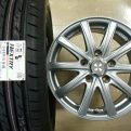 セレナ・アクセラ・プレマシー等新品１９５/６５Ｒ１５＆中古アルミ☆４本