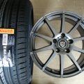 セレナ・プレマシー・アクセラ・アイシス等新品215/45R17&中古アルミ☆4本