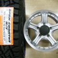 ジムニー☆新品オープンカントリーR/Tホワイトレター&中古アルミ☆4本セット
