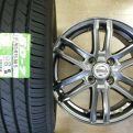 ノート・ティーダ・ウィングロード等新品185/65R15&中古アルミ☆4本