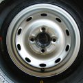 サンバー☆新品145R12 6P&中古純正スチール☆4本セット