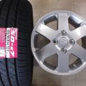 スズキ軽自動車☆新品165/55R14&中古純正アルミ☆4本セット