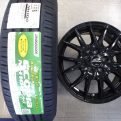 プリウス・プレミオ・ウィッシュ等☆未使用エコピア１９５/６５Ｒ１５ ＆中古アルミ☆４本セット