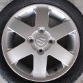 ワゴンＲ・アルト・ＭＲワゴン等☆新品１６５/５５Ｒ１４＆中古純正アルミ☆４本セット