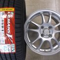 フィルダー・ヴィッツ・アクア等☆新品１７５/６５Ｒ１５＆中古アルミ☆４本セット
