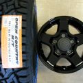 ジムニー☆新品R/T185/85R16&中古純正アルミ☆4本セット
