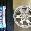 ハイエース☆新品W11 215/65R16&中古アルミ☆4本セット