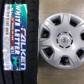 ハイエース☆新品195/80R15 107/105N&新車外しスチール☆4本
