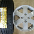ワゴンR・MRワゴン等☆未使用165/55R14&中古純正アルミ☆4本