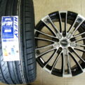 ノア・ヴォクシー・ステップW等☆新品225/40R18&中古アルミ☆4本セット