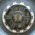 ジムニー☆未使用M/T-R195R16C&中古アルミ☆4本セット