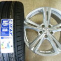 ノア・ヴォクシー・ステップW☆新品225/40R18&中古アルミ☆4本セット