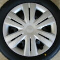 ダイハツ軽☆新品１５５/６５Ｒ１４＆中古純正スチール＆カバー☆４本セット