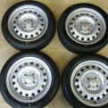 軽自動車カスタム☆未使用エコピア165/55R14&中古スチール★4本セット