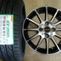 軽自動車☆新品165/55R14&良品中古アルミ☆4本セット