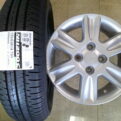 ダイハツ軽☆未使用エコピアNH200C 155/65R14&中古純正アルミ☆4本セット