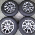 NV200&D:3☆ブリヂストン165R14 8P&専用アルミ☆中古4本セット