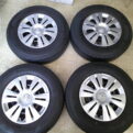 キャラバン NV350☆195/80R15 107/105&純正スチール☆4本