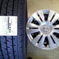 ニッサンキャラバンNV350☆新品195/80R15 107/105&中古スチール4本セット