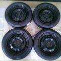 スズキ軽自動車☆未使用155/65R14&中古純正スチール☆4本