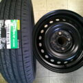 ホンダN-BOX/N-WGN/N-ONE☆エナセーブEC205155/65R14&純正スチール☆中古4本